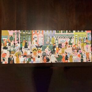 Galison Fall Parade Halloween Panoramic Holiday Puzzle